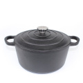 hot sale round stock pots enamel cast iron cookware casserole with lid